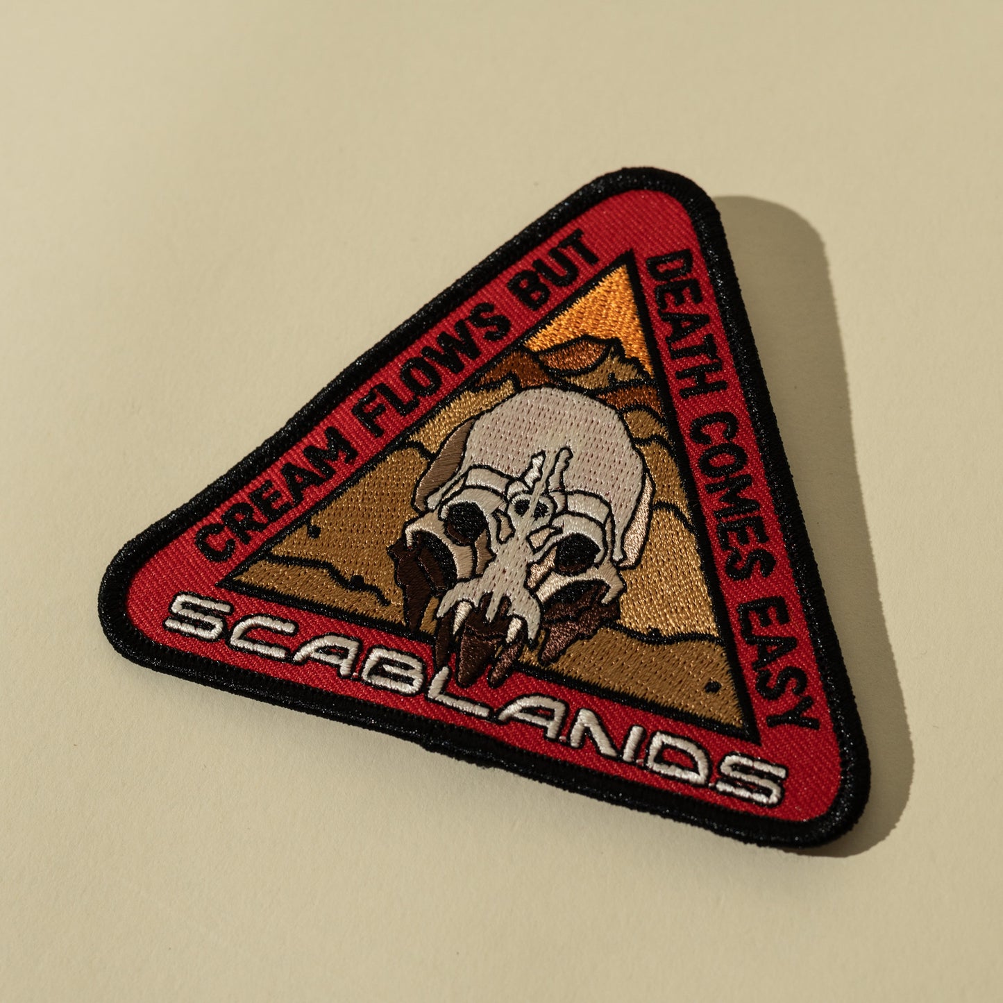 Scablands Mission Patch - Cream